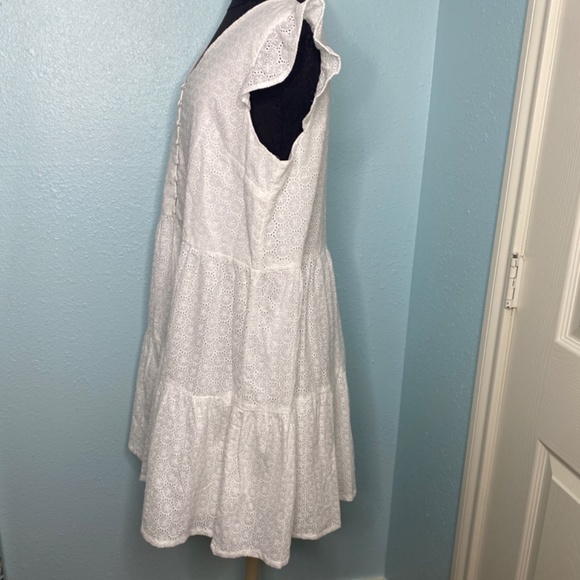 NWT Joie White Eyelet Mommy & Me Dress - Picture 2 of 13